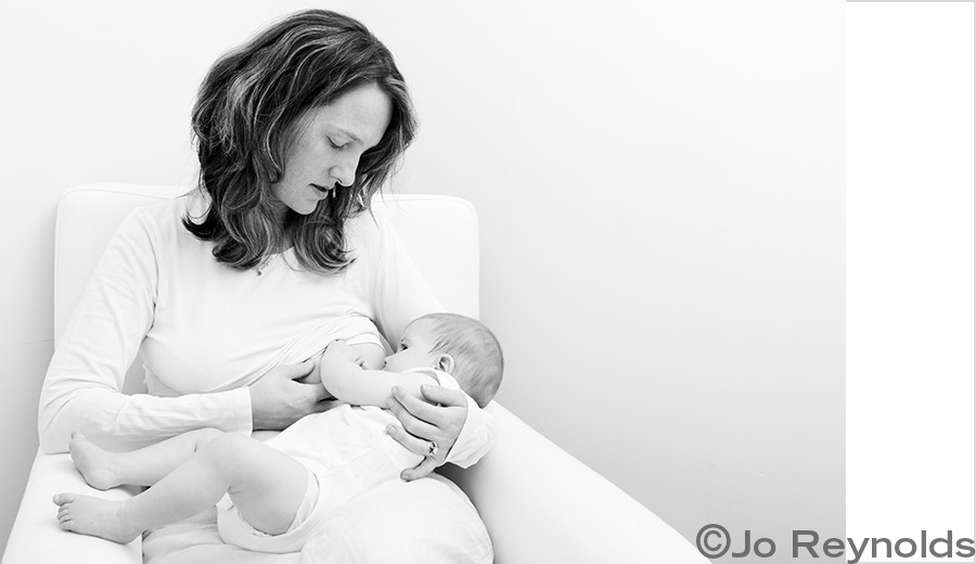 Mother and baby nursing